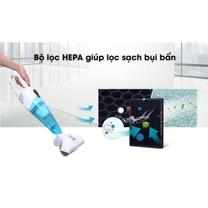 Máy hút bụi mini cầm tay MIDEA MVC-SC861 - Hàng chính hãng