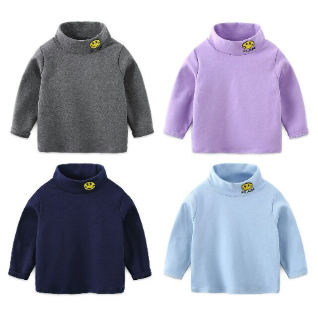 Áo thun cao cổ cho bé trai