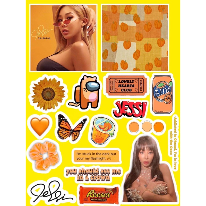 Sticker aesthetic Jessi