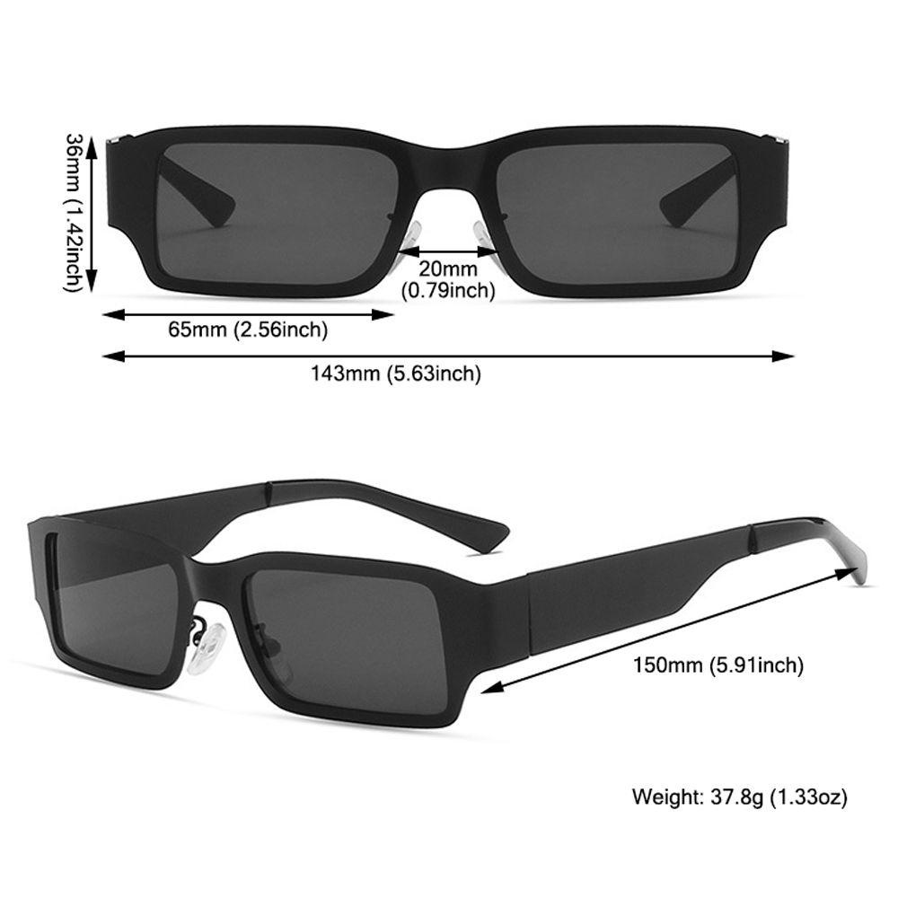 MELODG Kính Mát Thời Trang Khung Kim Loại Chống Tia UV400