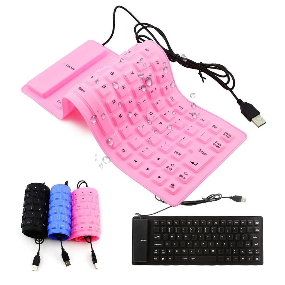 BÀN PHÍM MÁY TÍNH CÓ DÂY MINI CẮM CỔNG USB THIẾT KẾ MỎNG, GỌN NHẸ, PHÍM BẤM ÊM ÁI