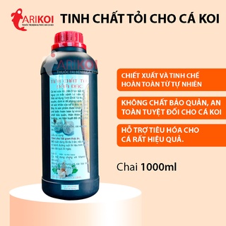 Tinh chất tỏi cho cá Koi chai 1000ml cho cá chép Koi