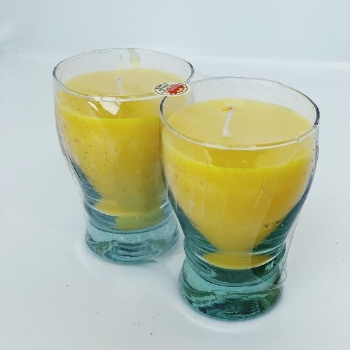 Đèn cầy nến bơ cốc T19 sạch thân thiện môi trường không mùi không khói an toàn thắp hương cháy đốt 8 - 10 tiếng