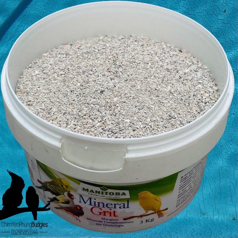 1KG KHOÁNG MINERAL GRIT dành cho vẹt, yến hót, yến phụng.