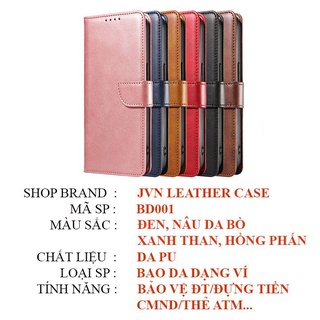Bao da Samsung Note 10, Note 10 Plus, Note 10 Lite, S10 Lite, S10 Plus, Note 20, Note 20 Ultra kiểu ví có nút cài