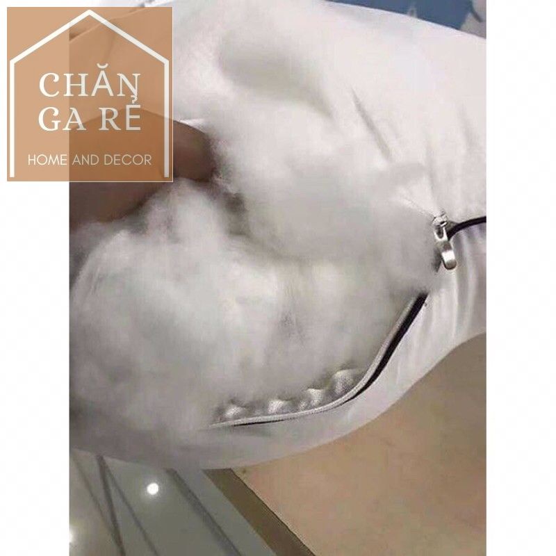 Ruột gối nằm hiltol ruột gối đầu loại to có khóa kéo kích thước 50x70cm