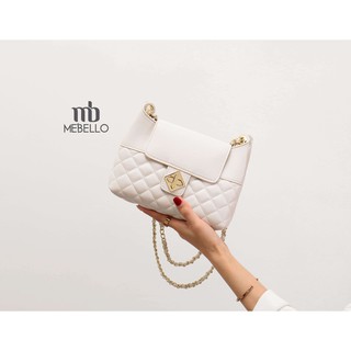 Mebello -túi đeo chéo nữ mx121 da thật
