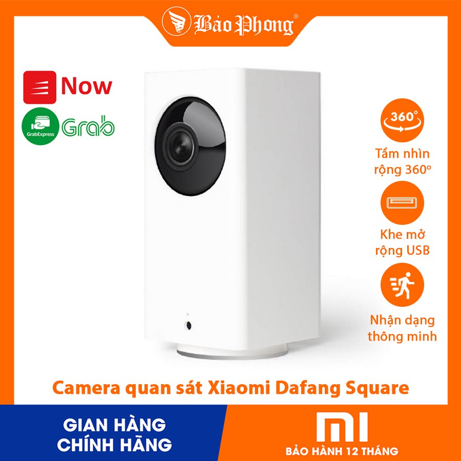 Camera quan sát Xiaomi Dafang Square - Hàng chính hãng - Bảo hành 12 tháng