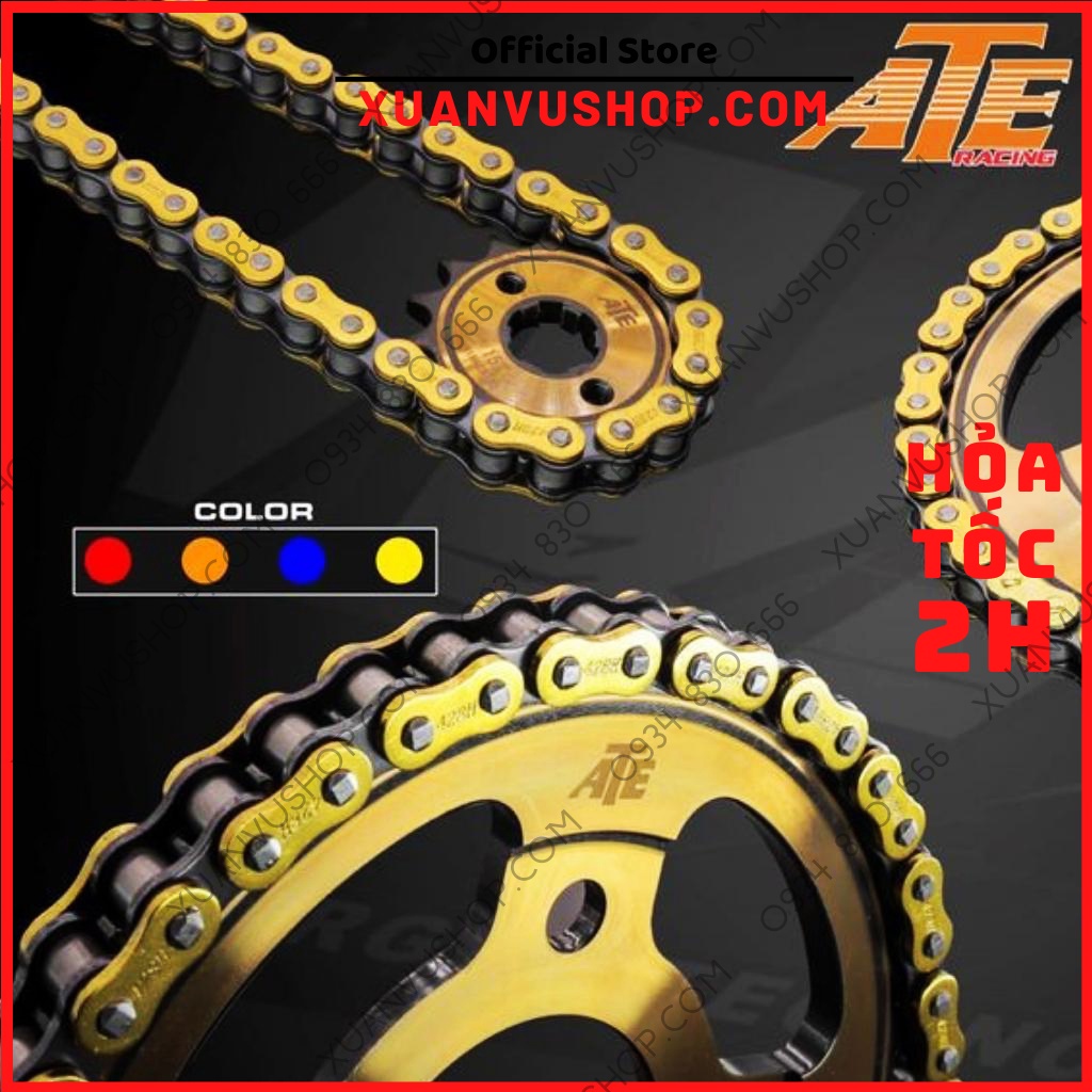 Nhông sên dĩa ATE chính hãng NSD Xích exciter 150 135 winner x sonic raider fi satria wave dream sirius XUANVUSHOP