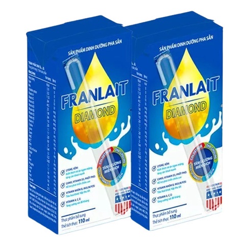 Sữa bột pha sẵn France lait Diamond 110ml có quà tặng