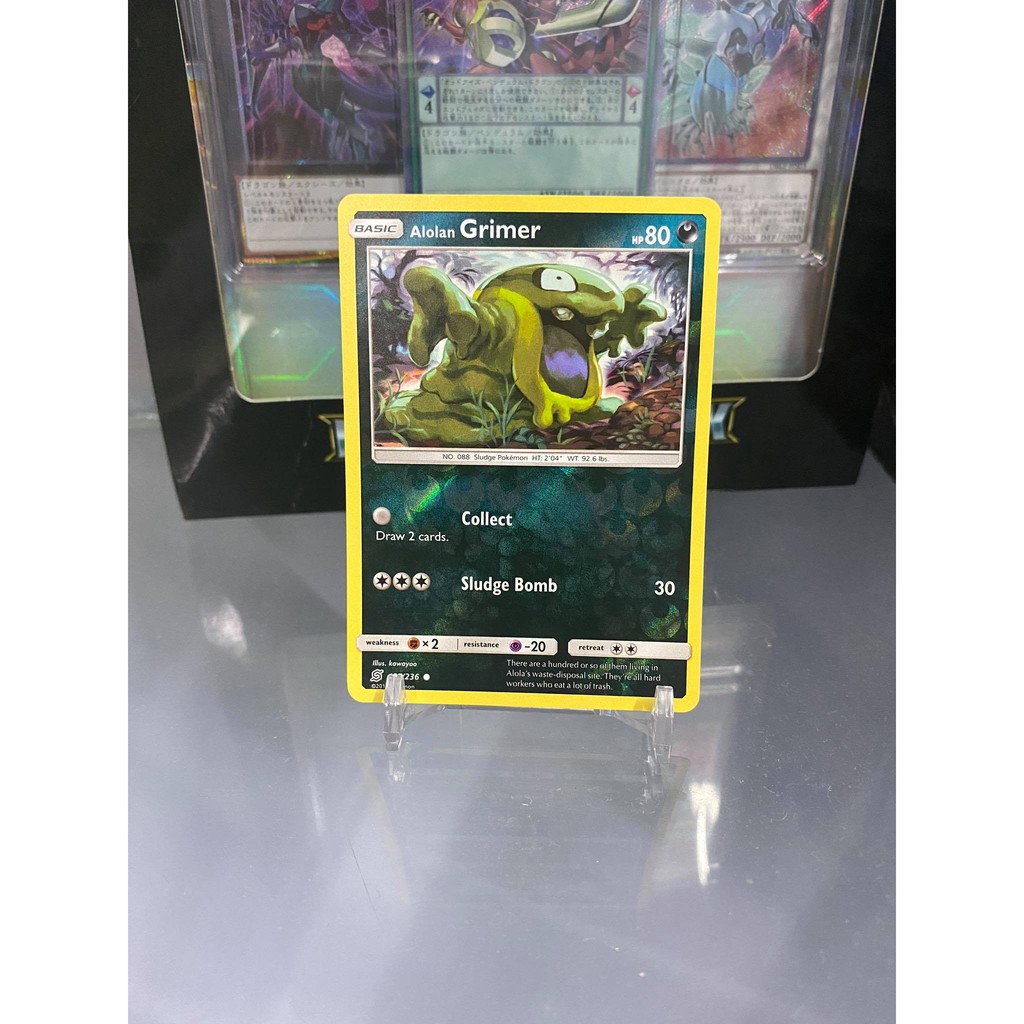 [ Dưa Hấu Yugioh ] Lá bài thẻ bài Pokemon Alolan Grimer