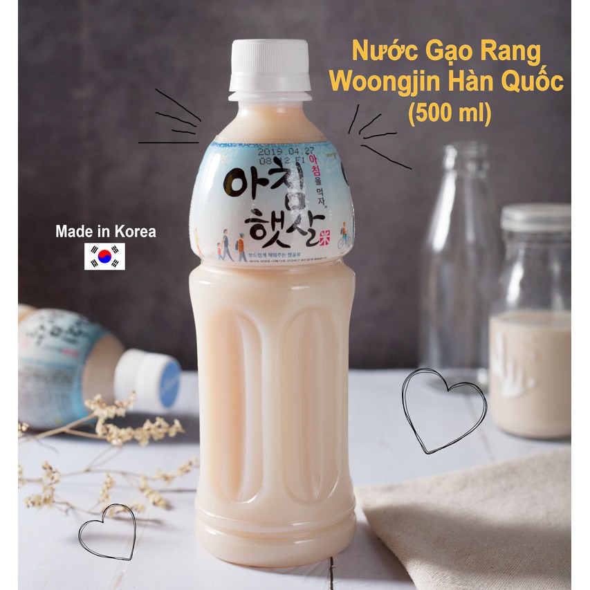 NƯỚC GẠO RANG WOONGJIN HÀN QUỐC (500ML/CHAI)