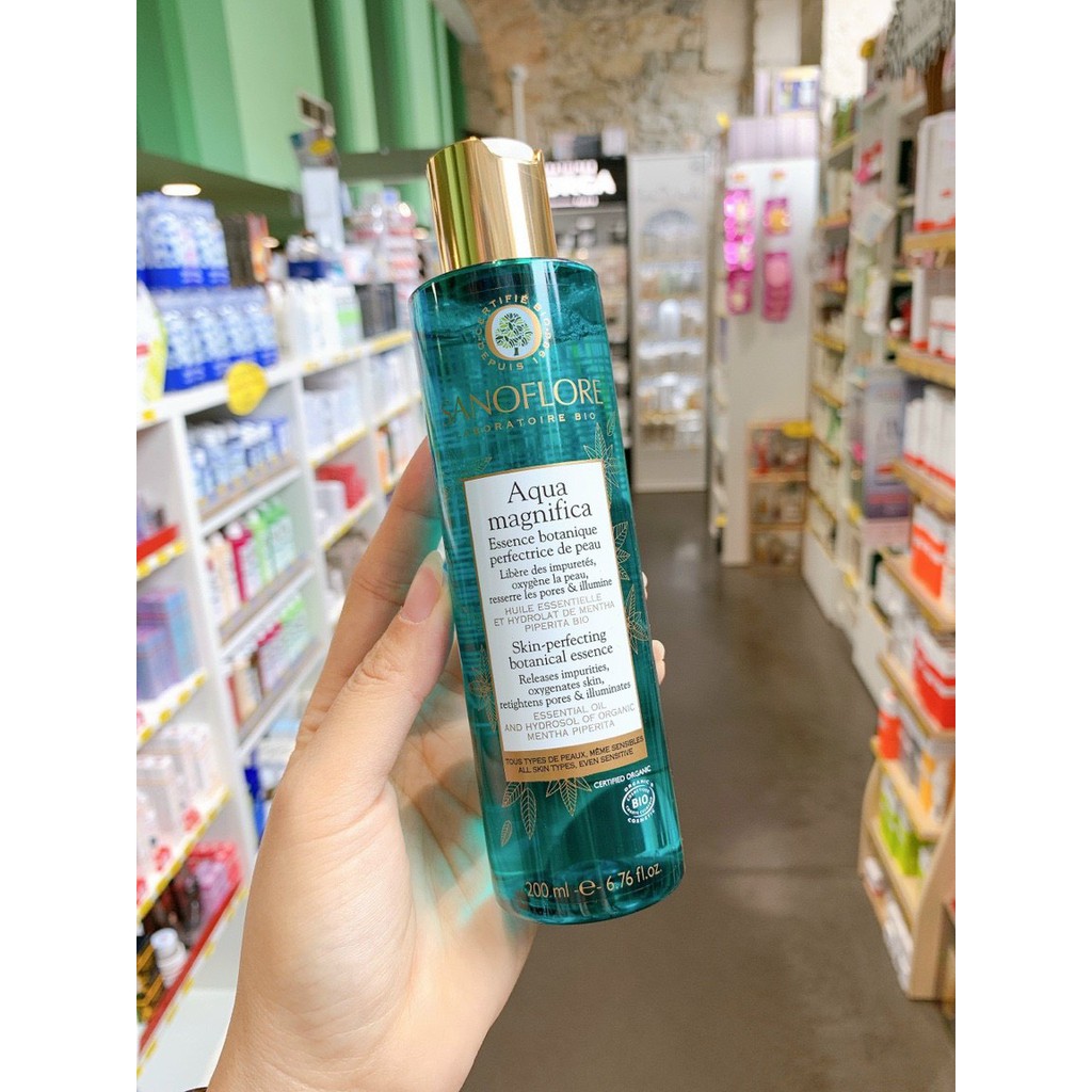Toner Sanoflore Aqua Magnifica cho da dầu, mụn, nhạy cảm