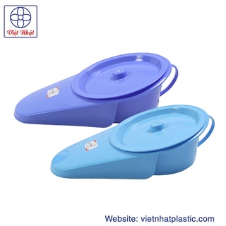 Bô Dẹt Đi Vệ Sinh Tại Giường Có Nắp Đậy Tiện Lợi Nhựa Việt Nhật 5413