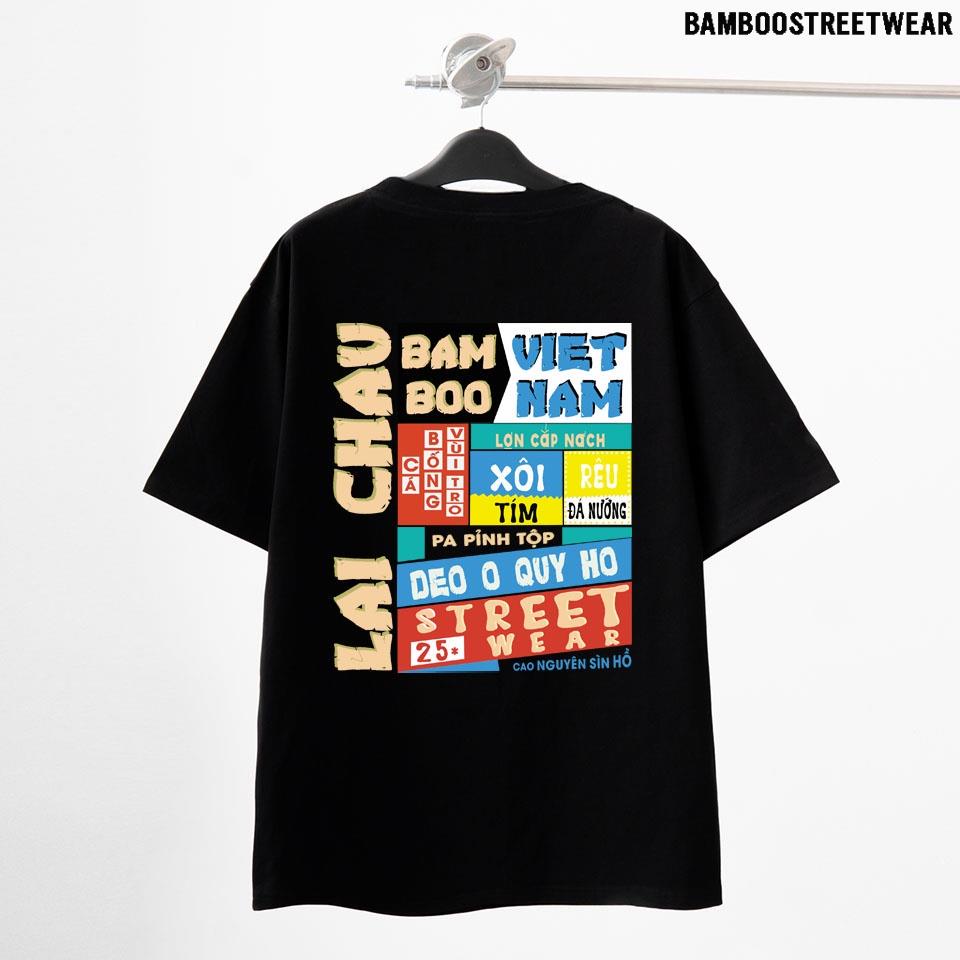 Áo Thun LAI CHÂU Unisex Áo Phông LAI CHÂU BamBoo 63 Tỉnh Thành Việt Nam