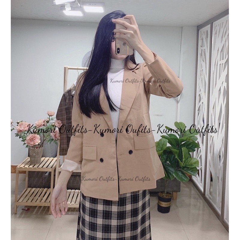 [Ảnh&Video thật 100%] : Blazer 4 cúc nhiều màu, form chuẩn, chất xịn | BigBuy360 - bigbuy360.vn