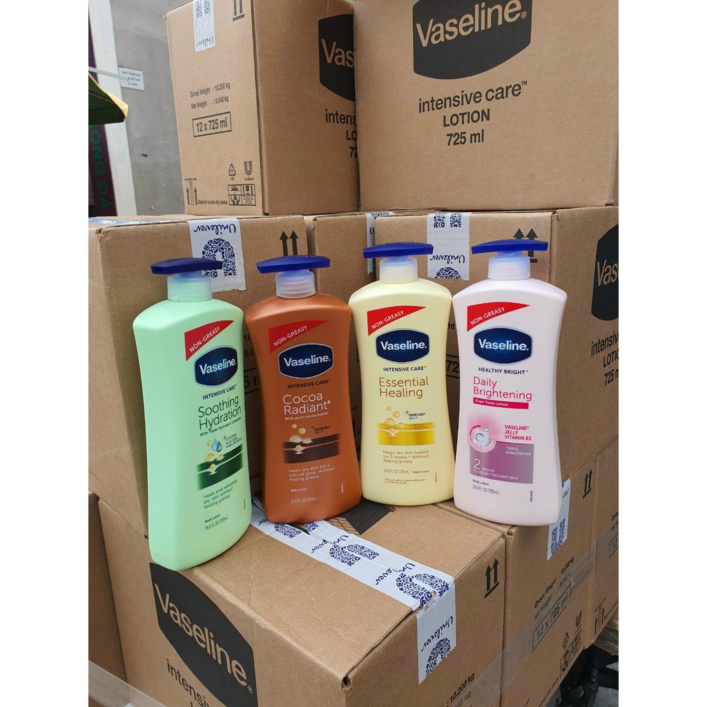 SỮA DƯỠNG THỂ VASELINE Màu Hồng 725ML MẪU MỚI