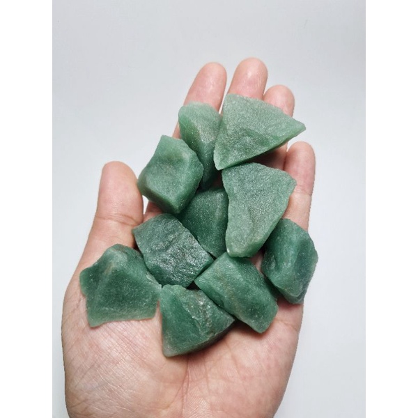Đá thô Aventurine dùng cho thanh tẩy bài Tarot, Reiki, handmade, phong thủy...