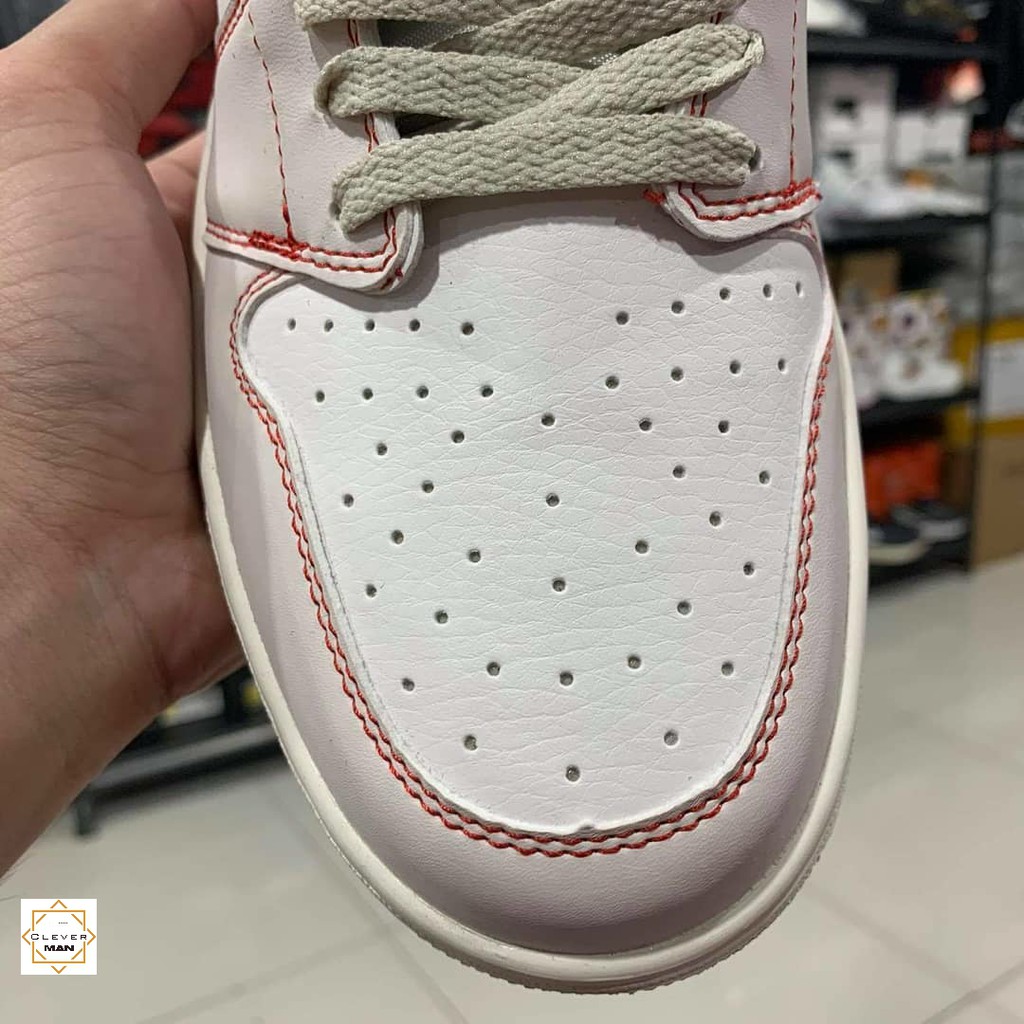 (FREESHIP+HỘP+QUÀ) Giày thể thao AIR JORDAN 1 Retro High Phantom Gym Red Trắng full viền đỏ cực đẹp cho cả nam và nữ | BigBuy360 - bigbuy360.vn