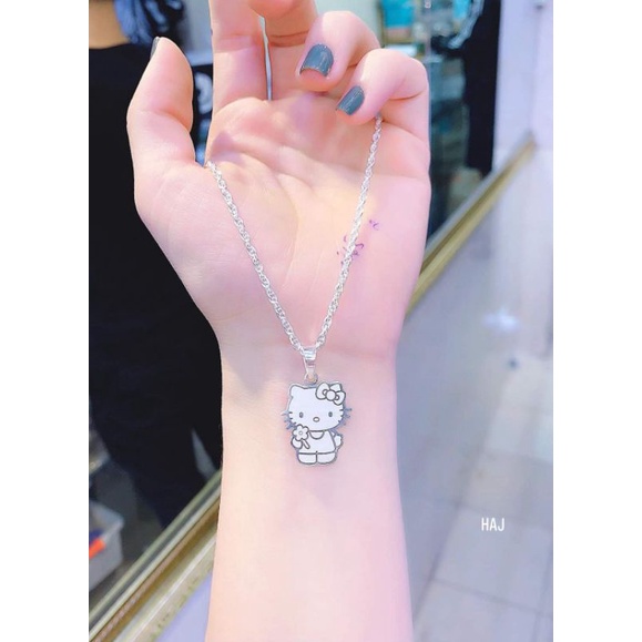 DÂY CHUYỀN MÈO KITTY BẠC BÉ GÁI
