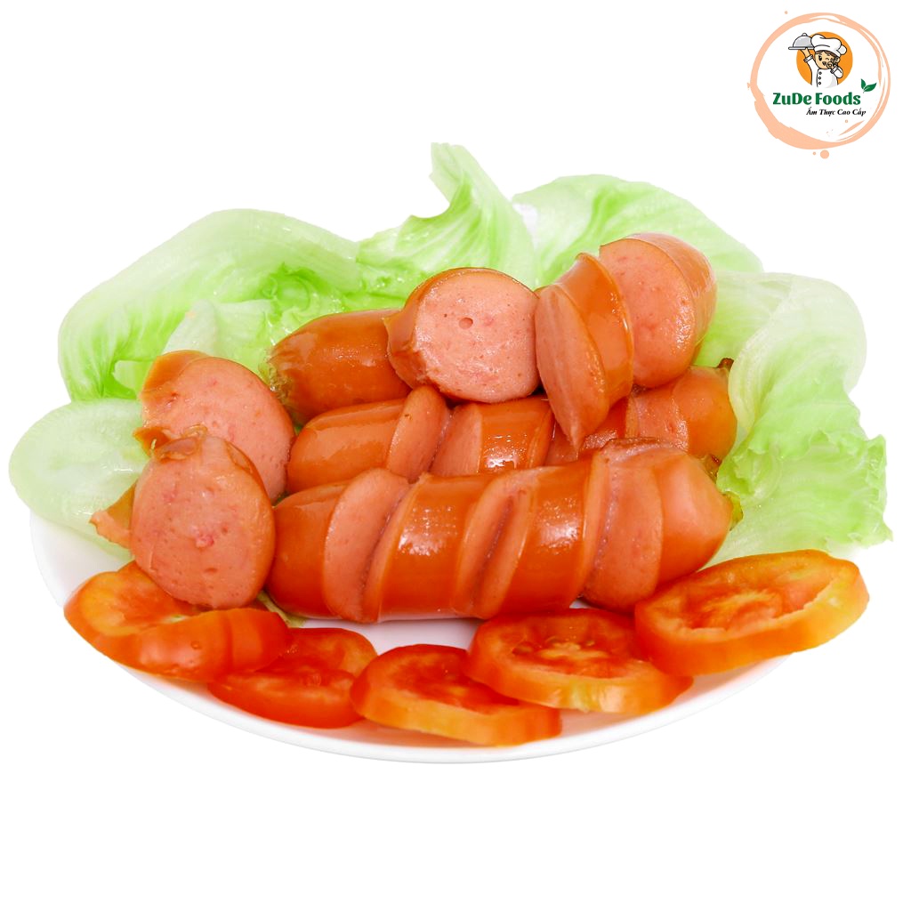 Xúc Xích Hotdog Meli tươi dùng để chiên, rán thơm ngon - Gói 500g loại 1 có 10 cây, Ship Hỏa Tốc Hà Nội