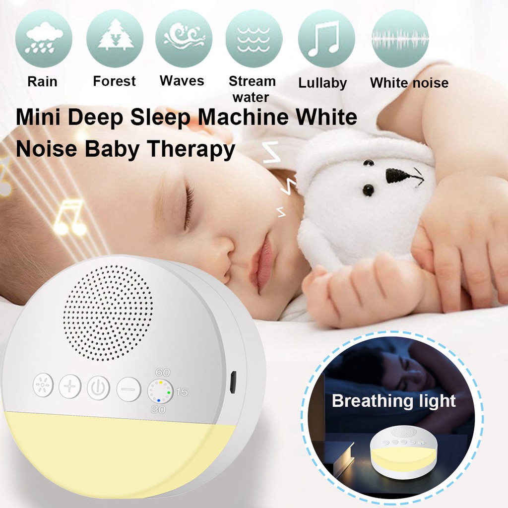 Máy phát tiếng ồn trắng (white noise machine) - máy ru bé ngủ ngon, ngủ sâu