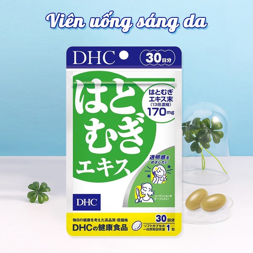 Viên uống trắng da DHC Nhật Bản thực phẩm chức năng dưỡng ẩm và tăng cường đề kháng da 30 ngày TM-DHC-ADL30