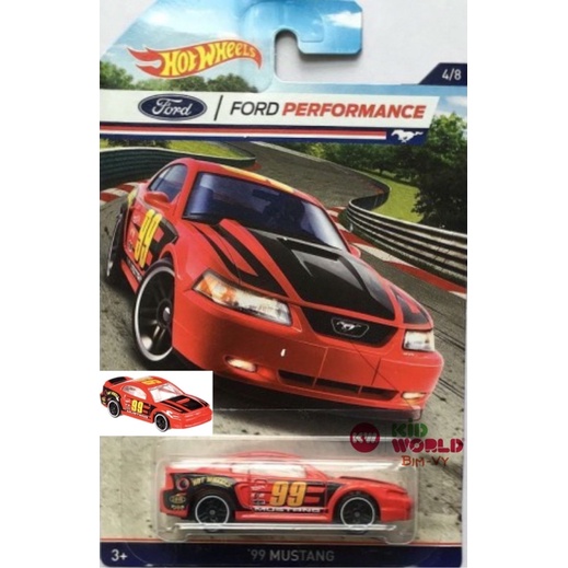 Xe mô hình Hot Wheels Ford Performance Series '99 Mustang DJK88.