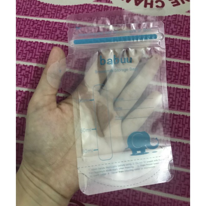 Hộp 30 túi trữ sữa Baby Babuu Nhật Bản 100ml