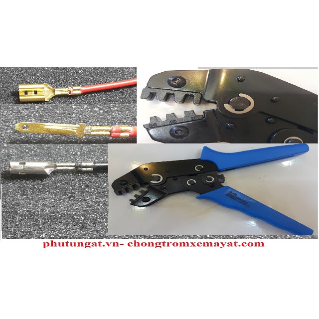 Kiềm Bấm COS, Giắc Cắm Xe Máy