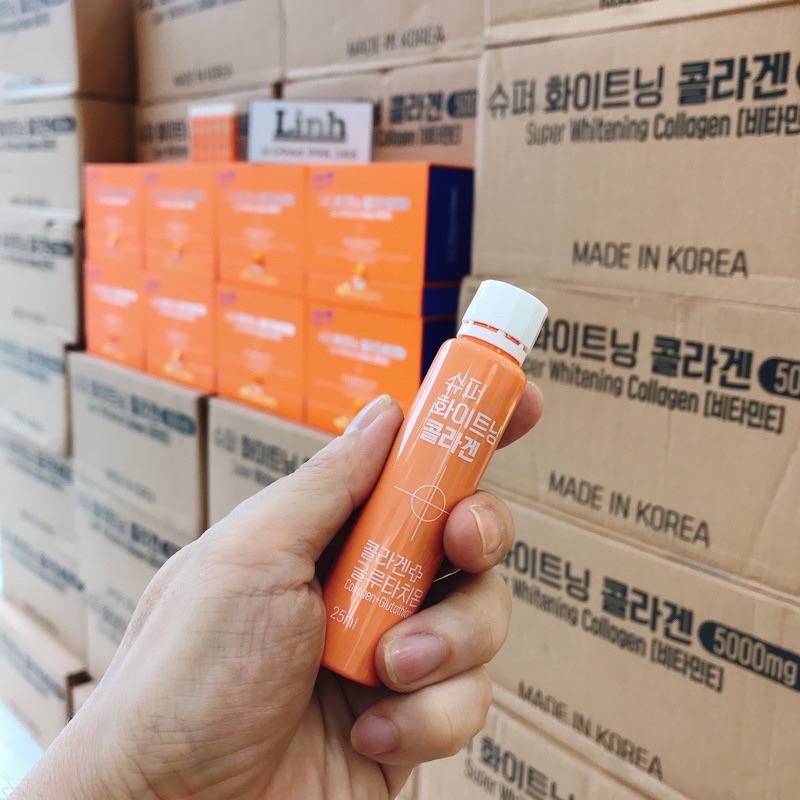 SUPER WHITENING COLLAGEN 5000mg  HWASERA FULL HỘP