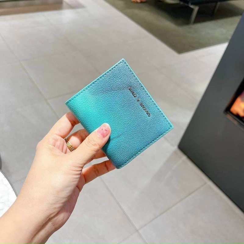 Ví mini Cnk Loang màu mới dạng gập nhỏ gọn bỏ túi hàng chuẩn Fullbox