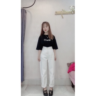 quần baggy trơn(ảnh thật shop chụp)