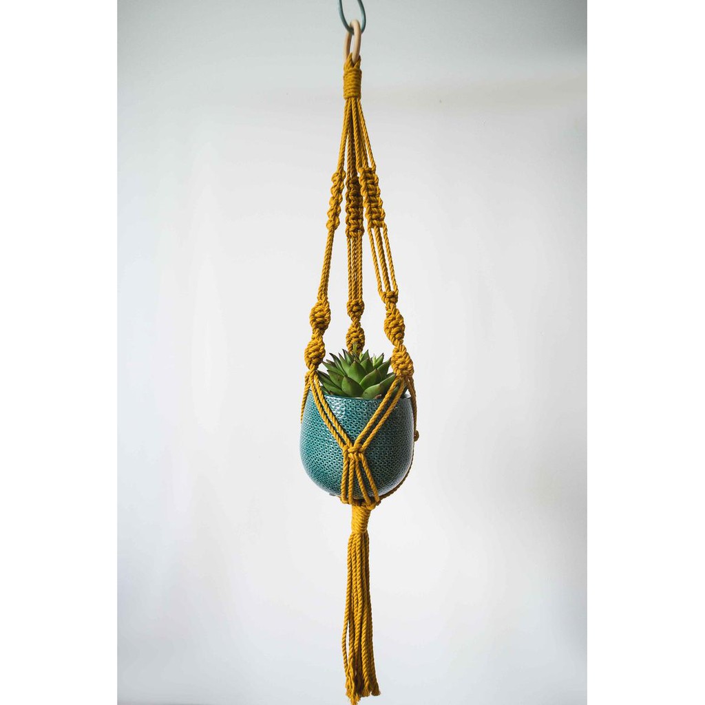 Dây treo chậu macrame 3 chấu dài 60cm