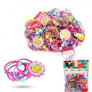 Set 50 Buộc Dây Buộc Tóc Cho Bé