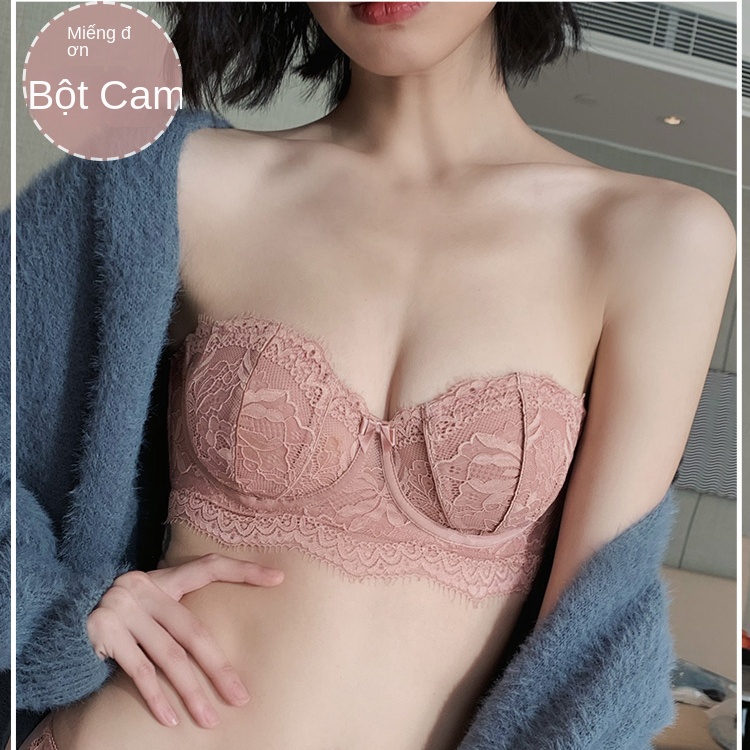 Hàng Cao Cấp Áo Ngực Ren Siêu Mỏng Không Dây Chống Trượt Thời Trang Mùa Hè Dành Sexy Lace Bra Đồ Lót Áo Lót Ren Bralette Nữ
