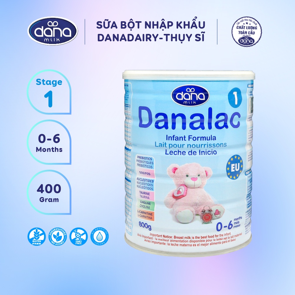 Sữa bột DANALAC số 1 - Hộp 400g