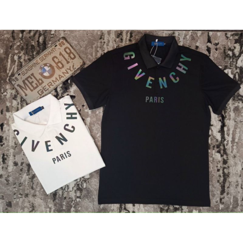 Áo thun nam nữ có cổ Givenchyy nhủ phản quang cao cấp, 100% vải cotton co dãn | BigBuy360 - bigbuy360.vn