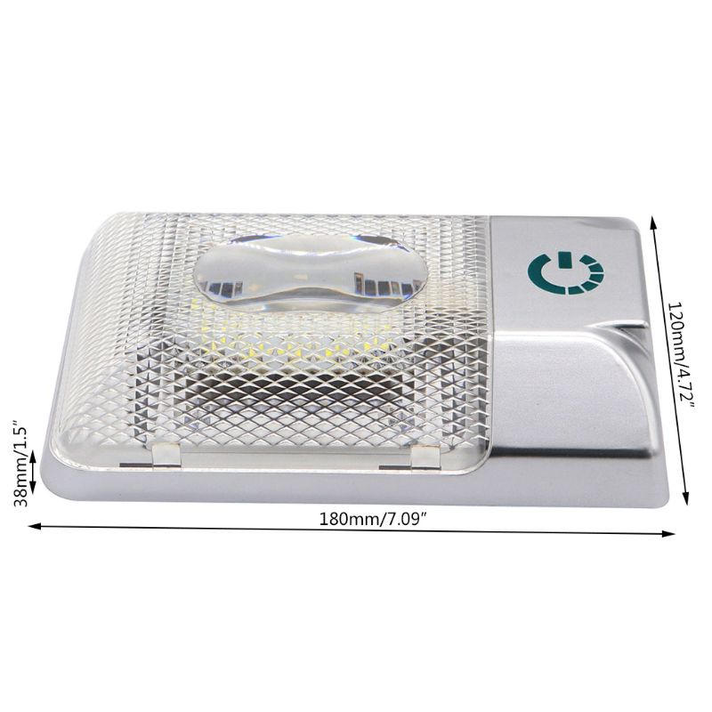 Đèn LED 12V Ánh Sáng Trắng Gắn Trần Nhà Trang Trí Nội Thất