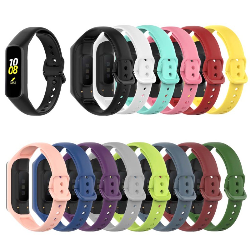 Dây đeo Silicon thay thế cao cấp cho đồng hồ thông minh Samsung Galaxy Fit2 Smr220