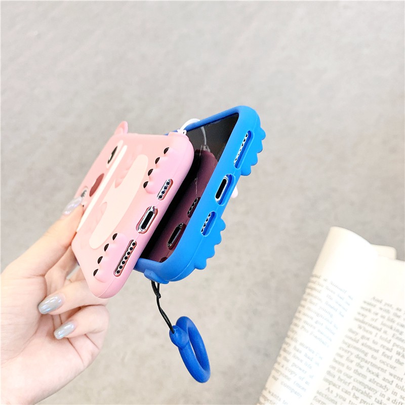 Ốp lưng iphone Stick kèm móc đeo 5/5s/6/6plus/6s/6splus/7/7plus/8/8plus/x/xr/xs/11/12/pro/max/plus/promax | BigBuy360 - bigbuy360.vn