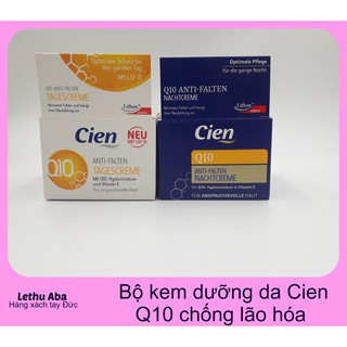 🔥 BỘ KEM DƯỠNG NGÀY VÀ ĐÊM CIEN Q10 - KEM DƯỠNG DA CHỐNG LÃO HÓA
