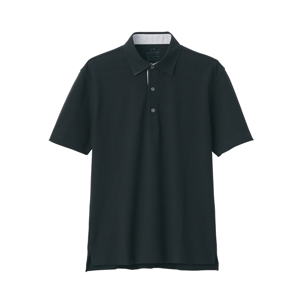 Muji Áo Polo Vải Pique Cool Touch