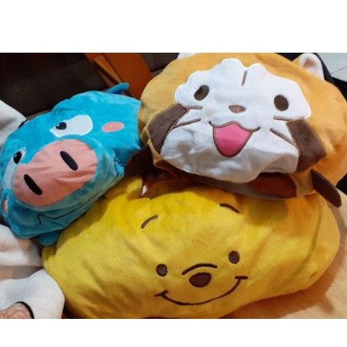 Hộp đựng giấy hình chồn puchi rascal,pooh,pigsy gấu bông