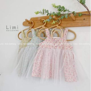 🌈váy 2 dây voan bồng cho các công chúa