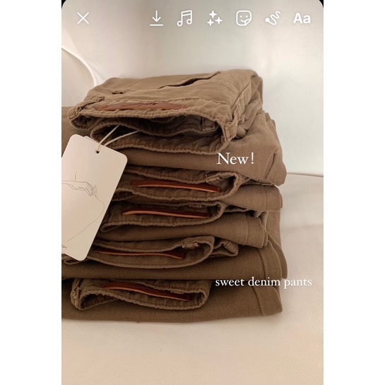 {MÃ L2052} QUẦN JEANS CẠP CAO ỐNG SUÔNG RỘNG MÀU NÂU TRENDY - GIÚP KÉO DÀI CHÂN CHE KHUYẾT ĐIỂM - QUẦN JEANS NỮ ĐẸP