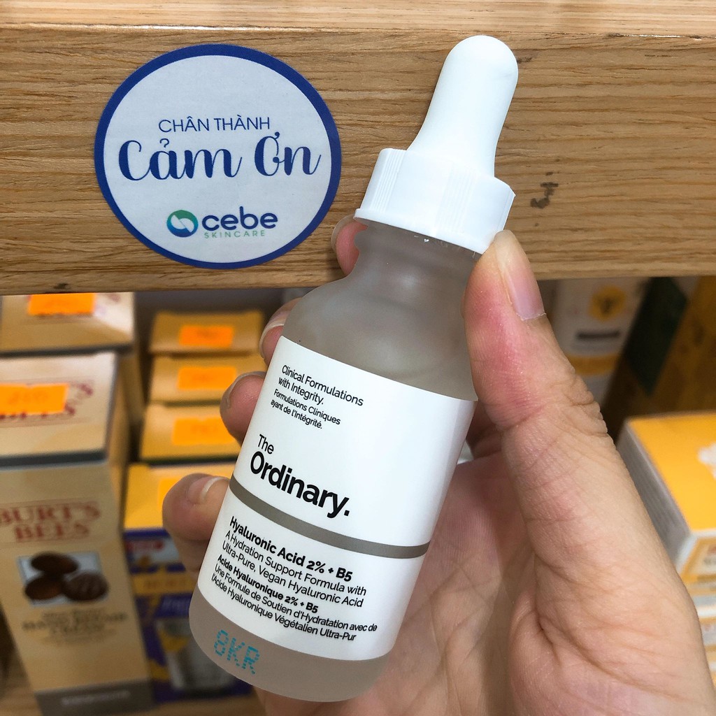 Serum dưỡng ẩm phục hồi da The Ordinary Hyaluronic Acid 2% + B5 (30mL)