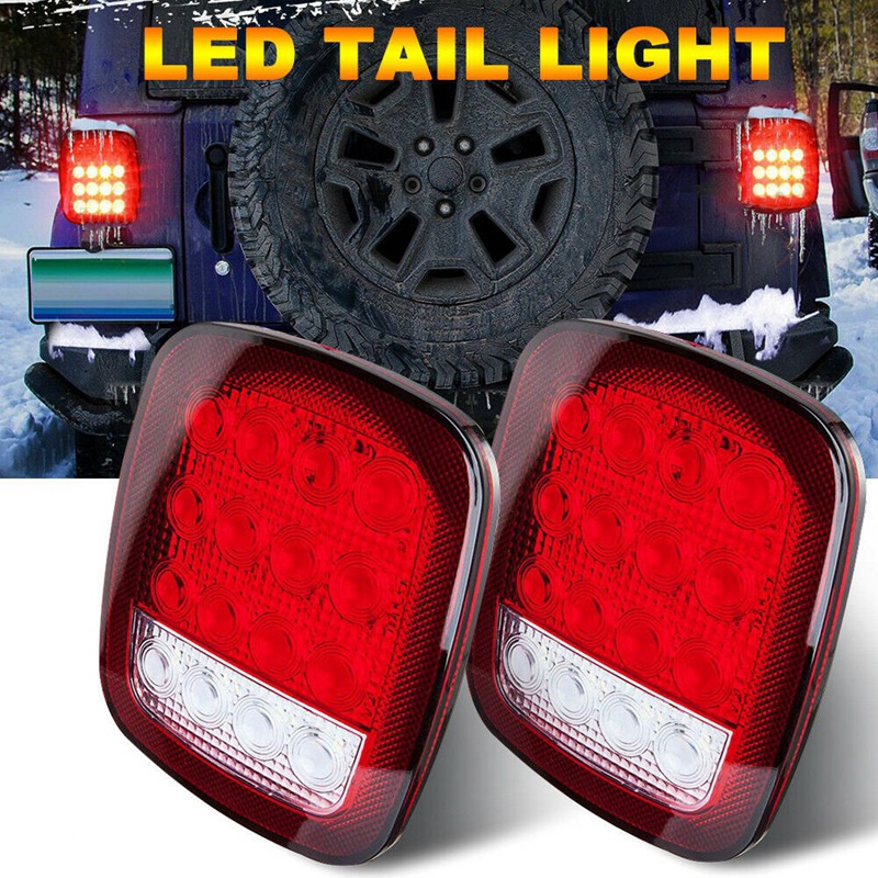 Đèn LED Tín Hiệu Phanh Thắng Gắn Đuôi Xe Jeep Wrangler TJ CJ YJ