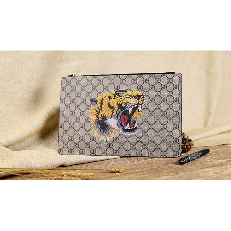 Clutch ví da nam cầm tay khóa đen CLUTCH042,bóp nam thời trang | BigBuy360 - bigbuy360.vn