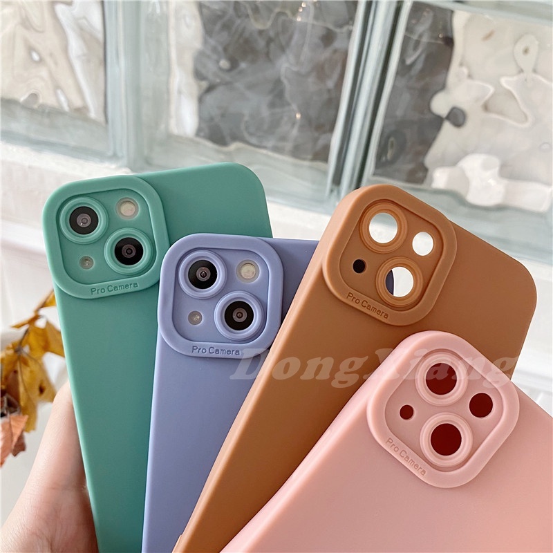 Ốp điện thoại màu nhám cho Ốp iPhone 6 7 Plus X XR XS Max 11 12 13Pro 12ProMax